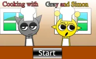 Sprunki - Cooking With Gray and Simon
