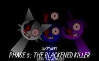 Sprunki Phase 5 - The Blackened Killer Gray Treatment