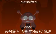 Sprunki Phase 6 - The Scarlet Sun but shifted